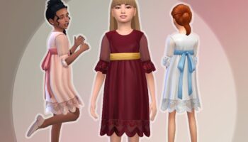 EP21 Ribbon Dress for Girls