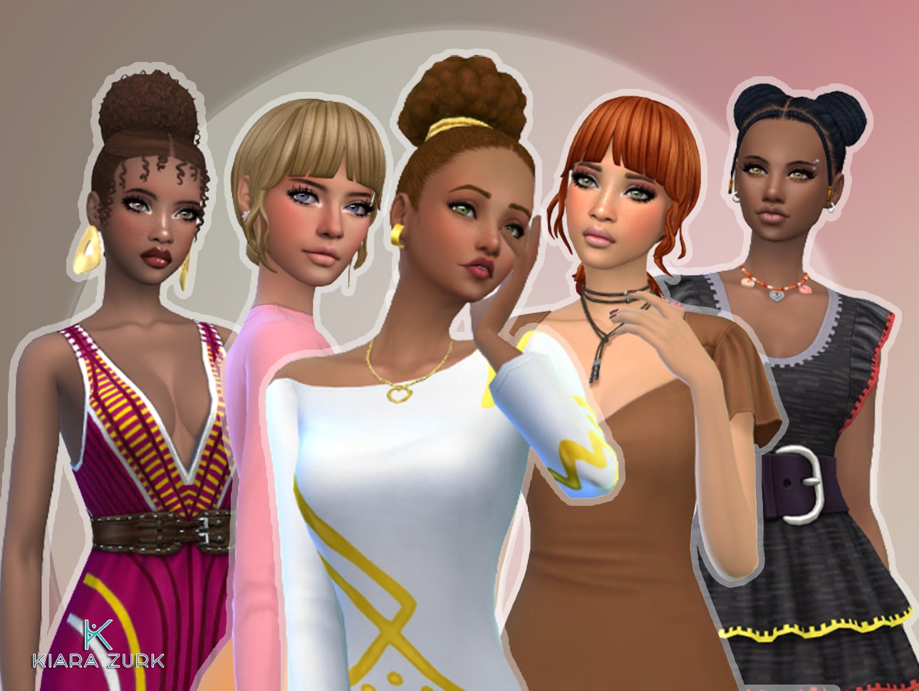 Female Tied Hairs Pack 32